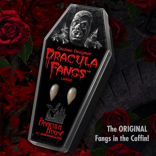 Realistic designer Dracula fangs